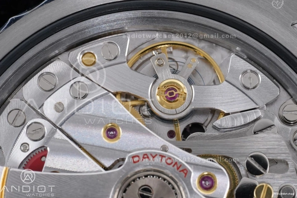 SoftTouch Diamonds Strap Silver Daytona VS4131 on Dial Edition 816 Oysterflex 1:1 VSF Best Black V2 (Weighted) 126519 1123